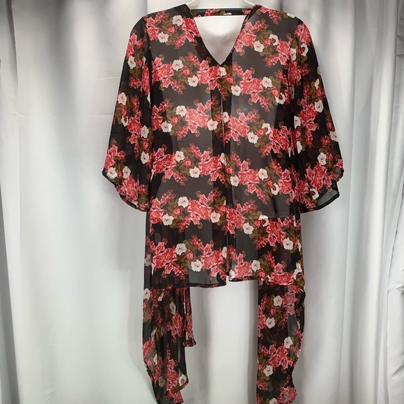 Lovely Kimono Cover Up by Say What? - Picture 7 of 8